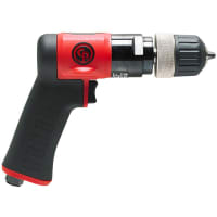 Chicago Pneumatic Tools Air Drill, 0.60 Hp, 1/2" Chuck, 3000 RPM, 1/4" Air Inlet, 8941 Series