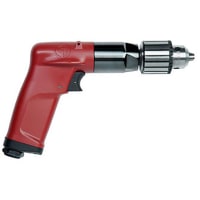 Chicago Pneumatic Tools Air Drill, 1/4"Key, 1/2Hp, 375W, 1/4" Air Inlet, 4500Rpm, CP1014 Series