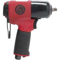 Chicago Pneumatic Tools Impact Wrench, 3/8" Pin Retainer, 60-295 Ft Lbs, 1/4" Air Inlet, CP8222 Series