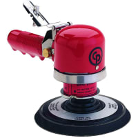 Chicago Pneumatic Tools Air Dual-Action Sander, 0.3Hp, 6" Pad, 1/4" Inlet, 10000 RPM, T02 Series