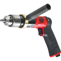 Chicago Pneumatic Tools Air Drill, 0.50 Hp, 1/2" Chuck, 840 RPM, 8941 Series