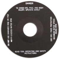 Chicago Pneumatic Tools Backing Plate, Diameter 3.75 in