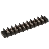 Cinch Conn Term Strip Barrier 10 .563 Density Dbl Row 10 AWG 30 A 250 V, 142 Series