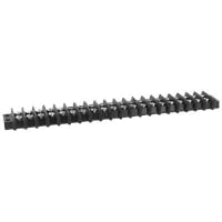 Cinch Conn Term Strip Barrier 20 .438 Density Dbl Row 14 AWG 20 A 250 V, 141 Series