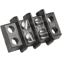 Cinch Conn Term Strip Barrier 2 0.375in DblRow 16AWG(Max) Series140 15A 250V