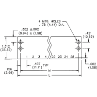 Cinch MarkerStrip TermStrip 5 BarrierConn TermBlock Series141