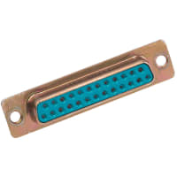 Cinch DEMA Series Straight Micro-D Crimp Connector, Socket, 9 Way