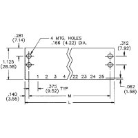 Cinch MarkerStrip TermStrip 16 BarrierConn TermBlock Series140