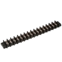 Cinch Conn Term Strip Barrier 16 .563 Density Dbl Row 10 AWG 30 A 250 V, 142 Series