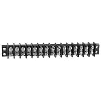 Cinch Conn Term Strip Barrier 15 0.375in DblRow 16AWG(Max) Series140 15A 250V