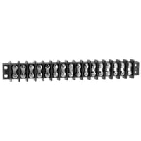 Cinch Conn Term Strip Barrier 16 .438 Density Dbl Row 14 AWG 20 A 250 V, 141 Series