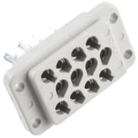 Cinch 12 way standard multipole socket, 5A