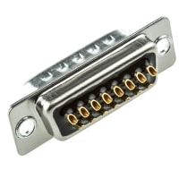 Cinch Cinch FD Series Panel Mount Filtered Solder D-Sub Conn Plug, 15 Way, 200V ac/dc, 5A