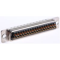 Cinch Cinch FD Series Panel Mount Filtered Solder D-Sub Conn Plug, 37 Way, 200V ac/dc, 5A