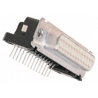 Cinch 15way r/a filtered D socket, 5A 200Vdc/ac