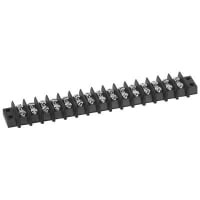 Cinch Conn Term Strip Barrier 15 .438 Density Dbl Row 14 AWG 20 A 250 V