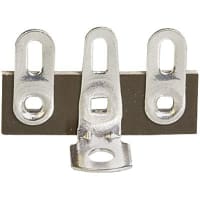 Cinch Terminal Strip, Nema Grade XPC, 3, Steel, Cadmium, 0.140 in.