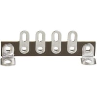 Cinch Terminal Strip, Nema Grade XPC, 4, Steel, Cadmium, 0.140 in., 1.875 in.