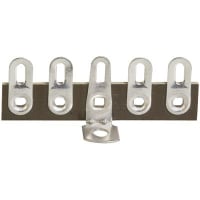 Cinch Terminal Strip, Nema Grade XPC, 5, Steel, Cadmium, 0.140 in.