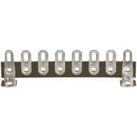 Cinch Terminal Strip, Nema Grade XPC, 8, Steel, Cadmium, 0.140 in., 2.625 in.