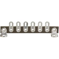 Cinch Terminal Strip, Nema Grade XPC, 6, Steel, Cadmium, 0.140 in., 2.625 in.