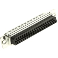 Cinch 2.41mm Pitch Straight Crimp D-Sub Connector Housing, Plug, 62 Way