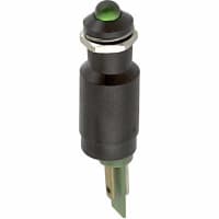 CML Innovative Technologies Panel Mount Indicator LED 0.315 in Green 130 VAC Quick Connect 1951 Series