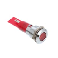 CML Innovative Technologies Panel Mount Indicator LED 0.638 in Red 24 VAC/VDC QC Tabs 1938 Series