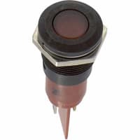 CML Innovative Technologies Panel Mount Indicator LED 0.638 in Red 24 VAC/VDC QC Tabs 1938 Series