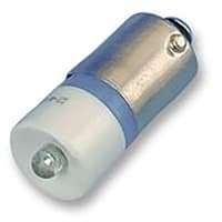 CML Innovative Technologies Lamp, LED, T-3 1/4, Bayonet, Blue, 24VAC/VDC, 15mA, 680mcd, 100000 Hrs