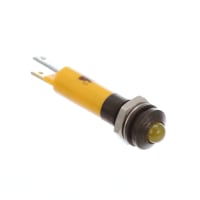 CML Innovative Technologies Panel Mount Indicator Yellow LED 0.315" (8mm) 24VDC Tabs 1904 Series