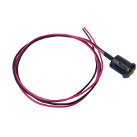 CML Innovative Technologies Prominent Bezel LED With Flying Leads 12mm Pnl-Mnt Yellow 12Vdc 16mA