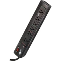 Coleman Cable Surge Protector; 6 OUTLET 3 FT SMART STRIP 2250 JOULES WITH PHONE