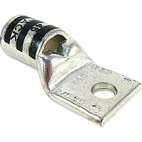 Color-Keyed by ABB Copper One-Hole Lug 2/0 AWG 3/8" Bolt Size Die Code 45 Die Code Black