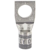 Color-Keyed by ABB Copper One-Hole Lug #4 AWG 3/8"Bolt Size Die Code 29 Die Code Gray, Series