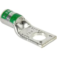 Color-Keyed by ABB Copper One-Hole Lug 1AWG 3/8" Bolt Size Die Code 37 Die Code Green, Series