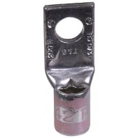 Color-Keyed by ABB Copper One-Hole Lug 1/0AWG 3/8"Bolt Size Die Code 42 Die Code Pink, Series