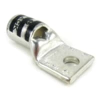 Color-Keyed by ABB Copper One-Hole Lug 2/0 AWG 5/16" Bolt Size Die Code 45 Die Code Black