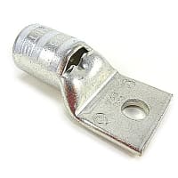 Color-Keyed by ABB Copper One-Hole Lug, 300kcmil, 3/8"Bolt Size, Die Code 66, Color Code White