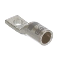 Color-Keyed by ABB Copper One-Hole Lug, 4Awg, #10 Bolt, Die Code 29, Die Code Gray