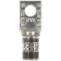 Color-Keyed by ABB Copper Two-Hole Lug, 500 MCM, 1/2"Bolt Size, Die Code 87, Die Color Brown