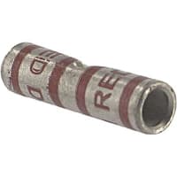 Color-Keyed by ABB Copper Two-Way Splice Connector 8 AWG Tin Plated Die Code 21 Die Code Red