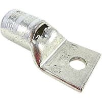 Color-Keyed by ABB Copper One-Hole Lug, 250 Flex, 1/2" Bolt Size, Die Code 66, Die Code White