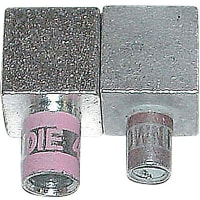 Color-Keyed by ABB Female Copper Motor Pigtail Disconnect, 1/0 AWG, Body Size 3, Die Code Pink