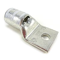 Color-Keyed by ABB Copper One-Hole Lug, 300 kcmil, 3/8"Bolt Size, Die Code 66, Die Color White