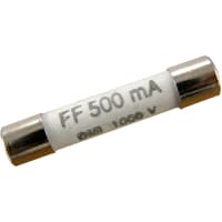 Adaptive Interconnect Electronics, Inc REPLACEMENT FUSE..RATING 500MA/1000V/50KA UL/CSA