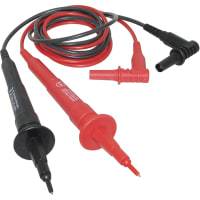 Adaptive Interconnect Electronics, Inc 1000V- CAT IV, HEAVY DUTY FUSED PROBE KIT, RT ANG PLUG - UL/CSA