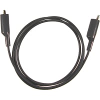 Adaptive Interconnect Electronics, Inc Alligator Test Clip Patch Cord, 36 inches, Black