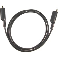 Adaptive Interconnect Electronics, Inc Miniature Test Clip Patch Cord, 36 inches, Black