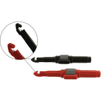 Adaptive Interconnect Electronics, Inc Heavy Duty Cable Piercers, Pair, Black and Red